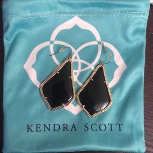 Black Kendra Scott earrings